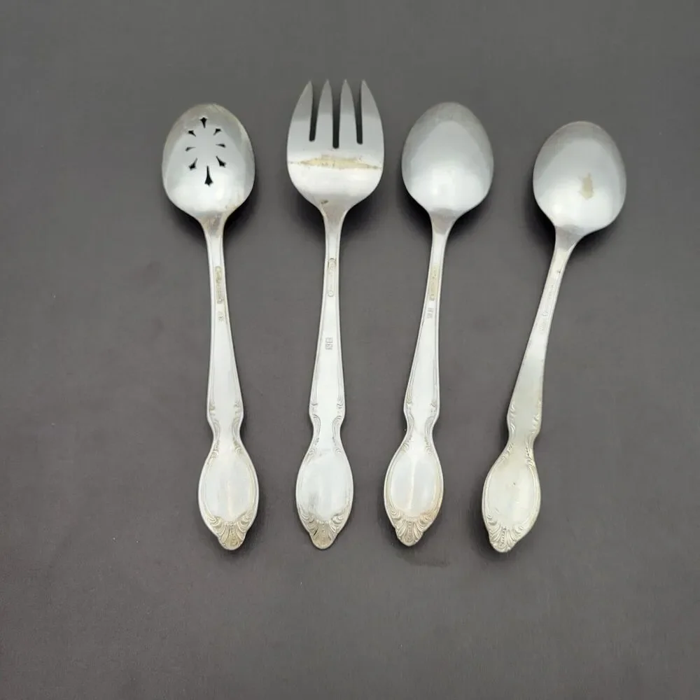 Rogers Bros International Silverplate Set 4 Serving Pieces 1959 REFLECTION 1847